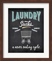 Laundry Sucks Fine Art Print