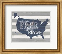 Map of the Free Fine Art Print