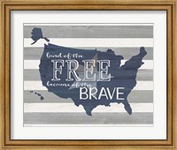Map of the Free Fine Art Print