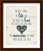 Life, Love, Memories Fine Art Print