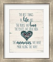 Life, Love, Memories Fine Art Print
