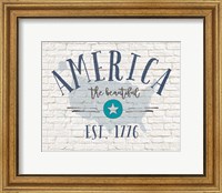 America Brick Fine Art Print