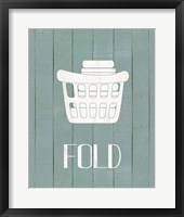 Wash House Fold Framed Print