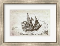 Primitive Frigate III Fine Art Print