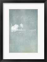 Beach Palm II Framed Print