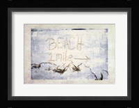 Beach 1 Mile Framed Print
