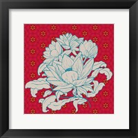 Lotus Bouquet I Framed Print