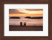 Sunset on The Beach II Fine Art Print