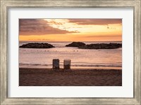 Sunset on The Beach II Fine Art Print