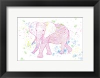 Happy Mama Elephant Fine Art Print