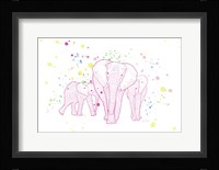 Happy Elephant Framed Print