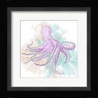Octopus Purple Framed Print