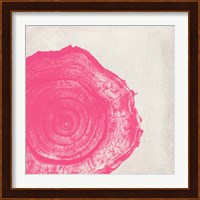 Tree Stump Hot Pink Fine Art Print
