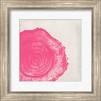 Tree Stump Hot Pink Fine Art Print