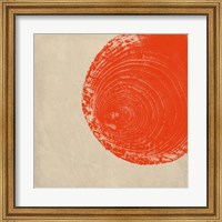 Tree Stump Tangerine Fine Art Print