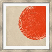 Tree Stump Tangerine Fine Art Print