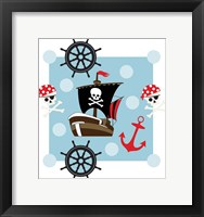Ahoy Pirate Boy I Framed Print