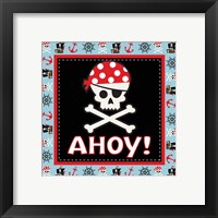 Ahoy Pirate Boy III Framed Print