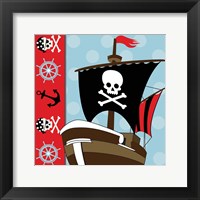 Ahoy Pirate Boy V Framed Print