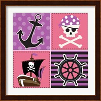 Ahoy Pirate Girl II Fine Art Print