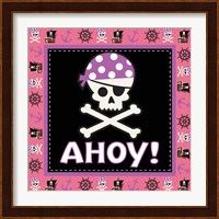 Ahoy Pirate Girl III Fine Art Print