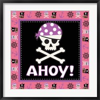 Ahoy Pirate Girl III Fine Art Print