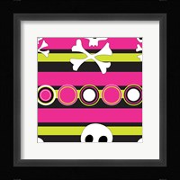 Angst Magenta II Framed Print