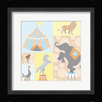 Baby Big Top III Blue Framed Print