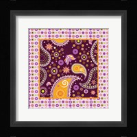 Boho Chic Amethyst X Framed Print