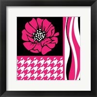 Bold Pink Flower IX Framed Print