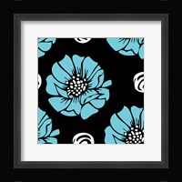Bold Turquoise Flower I Fine Art Print
