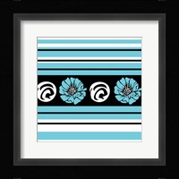Bold Turquoise Flower II Fine Art Print