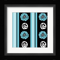 Bold Turquoise Flower XII Fine Art Print