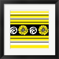 Bold Yellow Flower II Framed Print