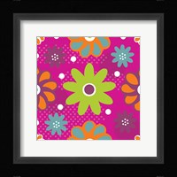 Butterflies and Blooms Lively IV Framed Print