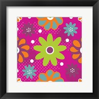 Butterflies and Blooms Lively IV Framed Print