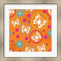 Butterflies and Blooms Lively V Fine Art Print