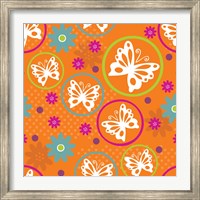 Butterflies and Blooms Lively V Fine Art Print