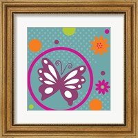 Butterflies and Blooms Lively VII Fine Art Print