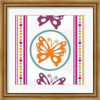 Butterflies and Blooms Lively IX Fine Art Print