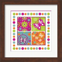 Butterflies and Blooms Lively X Fine Art Print
