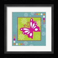 Butterflies and Blooms Lively XII Fine Art Print