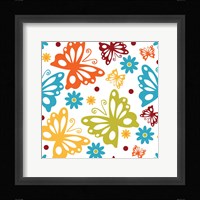 Butterflies and Blooms Playful II Fine Art Print