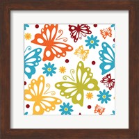 Butterflies and Blooms Playful II Fine Art Print