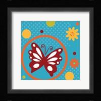 Butterflies and Blooms Playful VII Fine Art Print