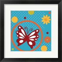 Butterflies and Blooms Playful VII Fine Art Print