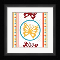 Butterflies and Blooms Playful IX Fine Art Print