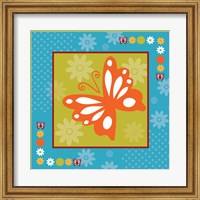 Butterflies and Blooms Playful XII Fine Art Print