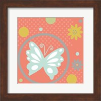 Butterflies and Blooms Tranquil VII Fine Art Print