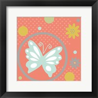 Butterflies and Blooms Tranquil VII Fine Art Print